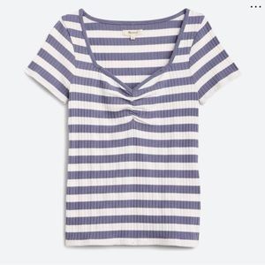 Madewell Ursula Stripe Ribbed Tee